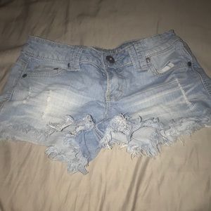 Blue asphalt shorts
